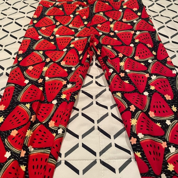 Luluroe watermelon leggings - one size - Picture 3 of 3